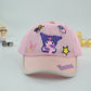 Girls Kuromi Cartoon Mesh Cap