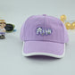 Kids Purple Cartoon Bear Cap