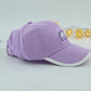 Kids Purple Cartoon Bear Cap