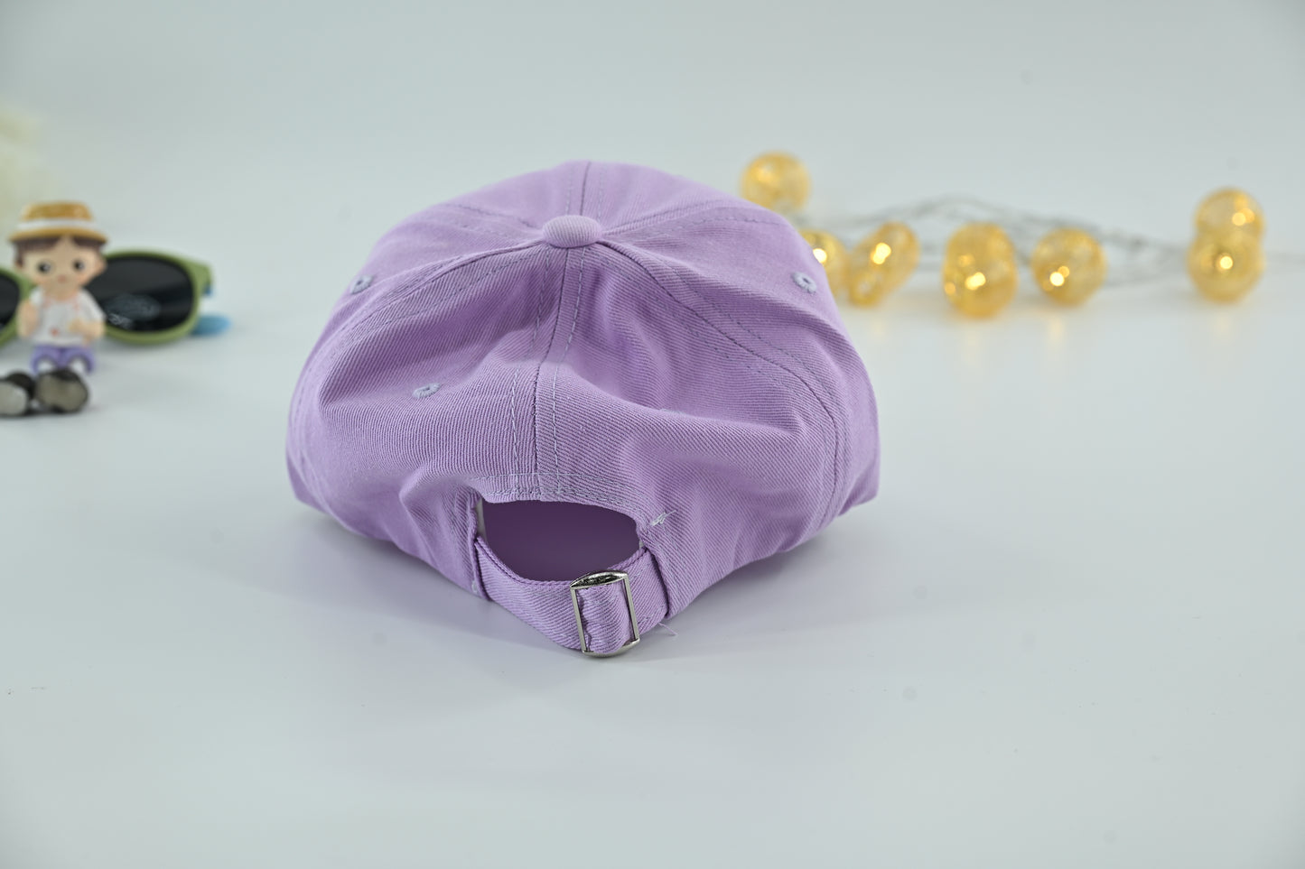 Kids Purple Cartoon Bear Cap