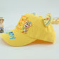 Sunny Bear Kids Yellow Cotton Cap – Playful Edition