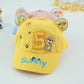 Sunny Bear Kids Yellow Cotton Cap – Playful Edition