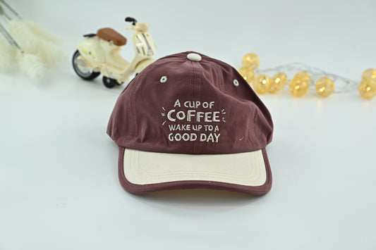 Kids Coffee Quote Baseball Cap