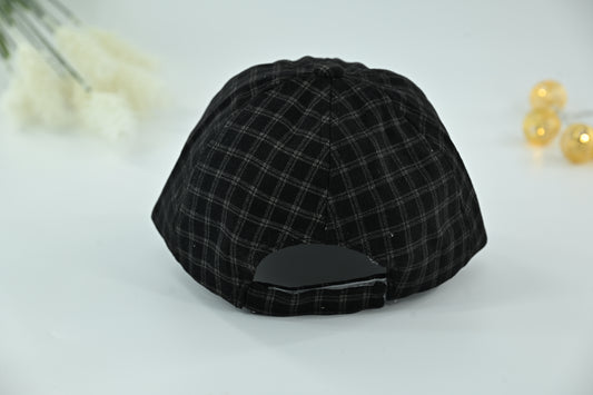 Classic Check Kids Cap with Round Sunglasses – 2 Piece Set