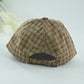 Classic Brown  Check Kids Cap with Round Sunglasses – 2 Piece Set