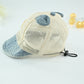 Kids Cute Bear Mesh Denim Sun Cap