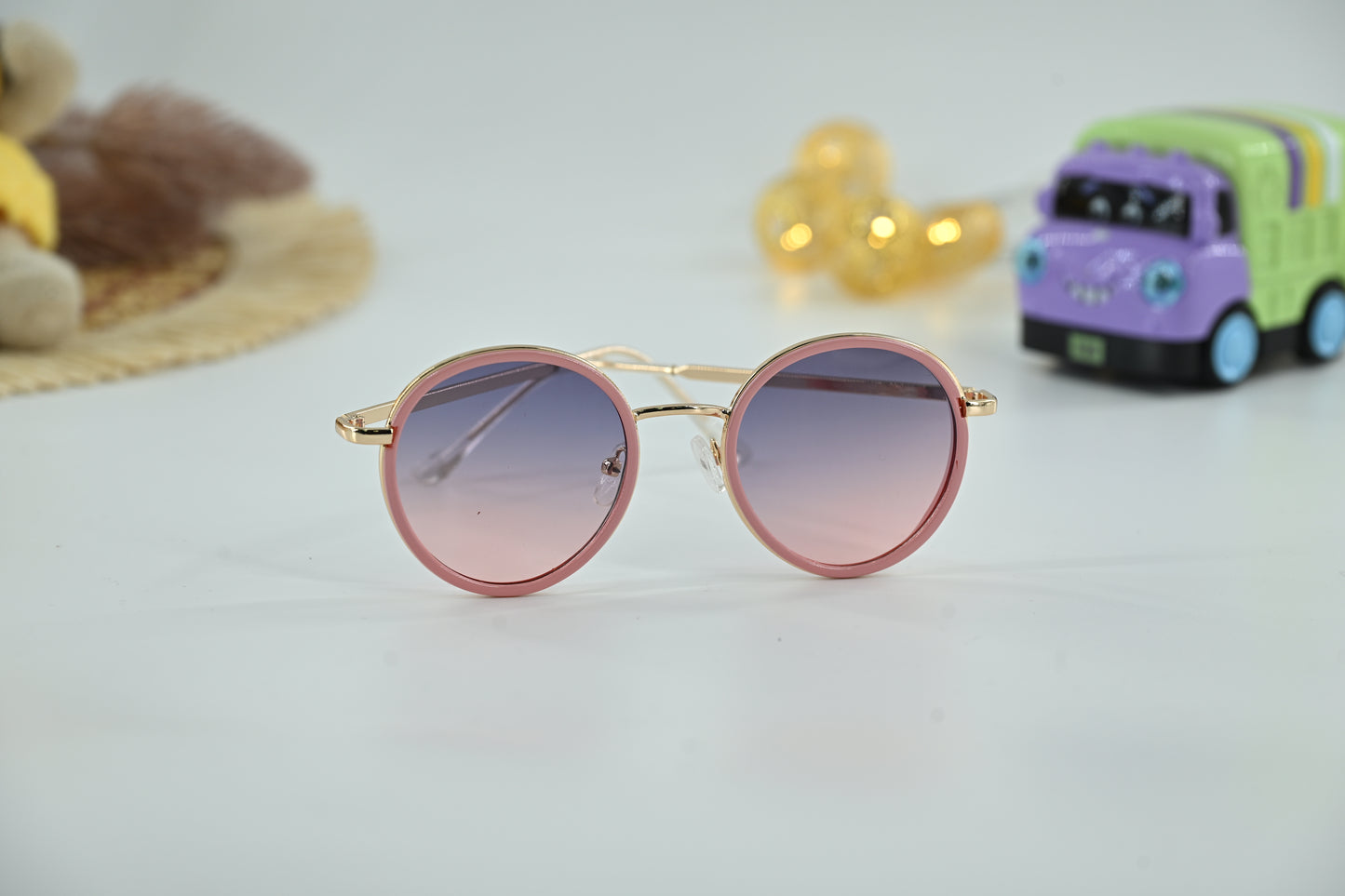 Kids Retro Round UV Protection Sunglasses