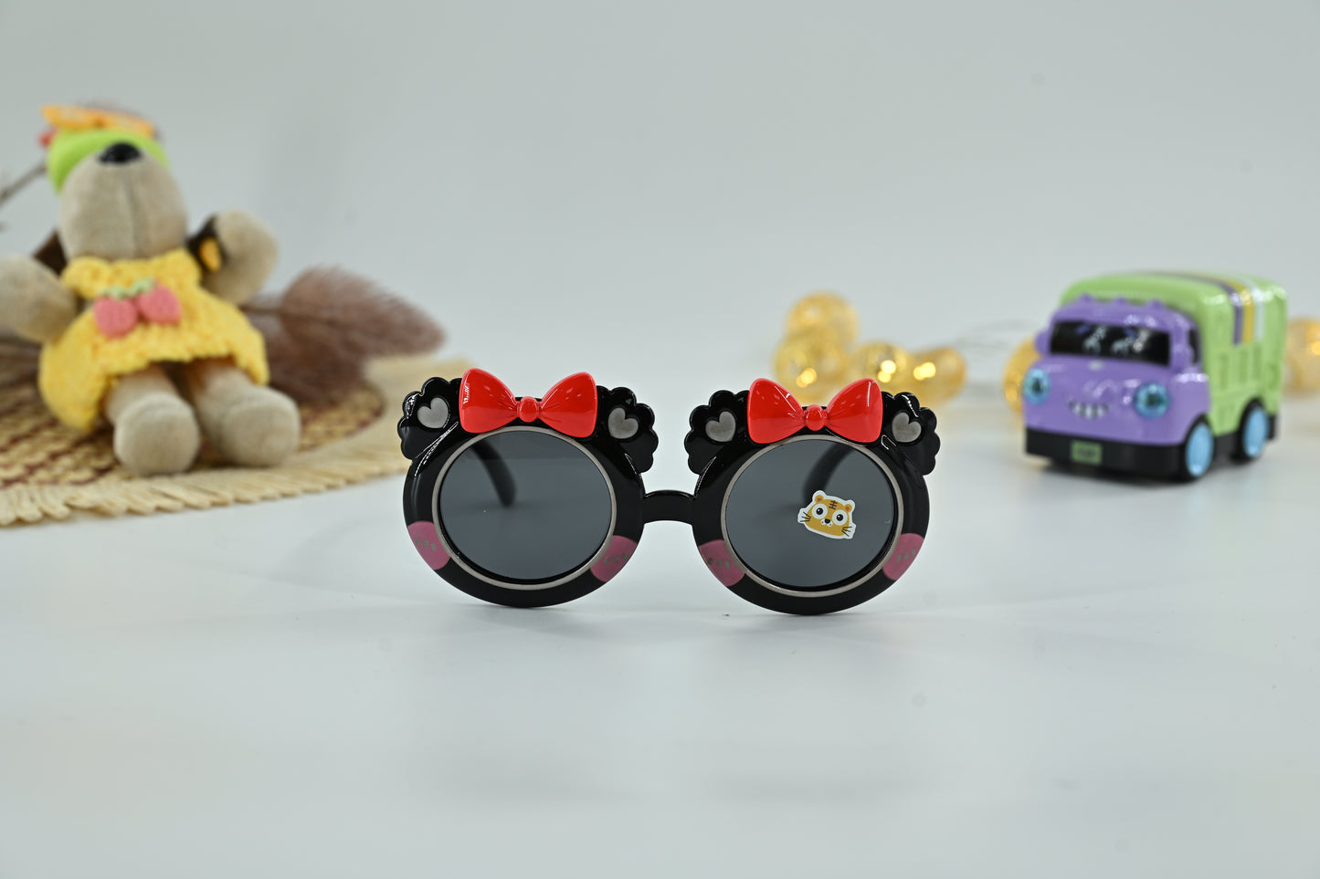 Kids Cute Bow Cartoon UV Protection Sunglasses