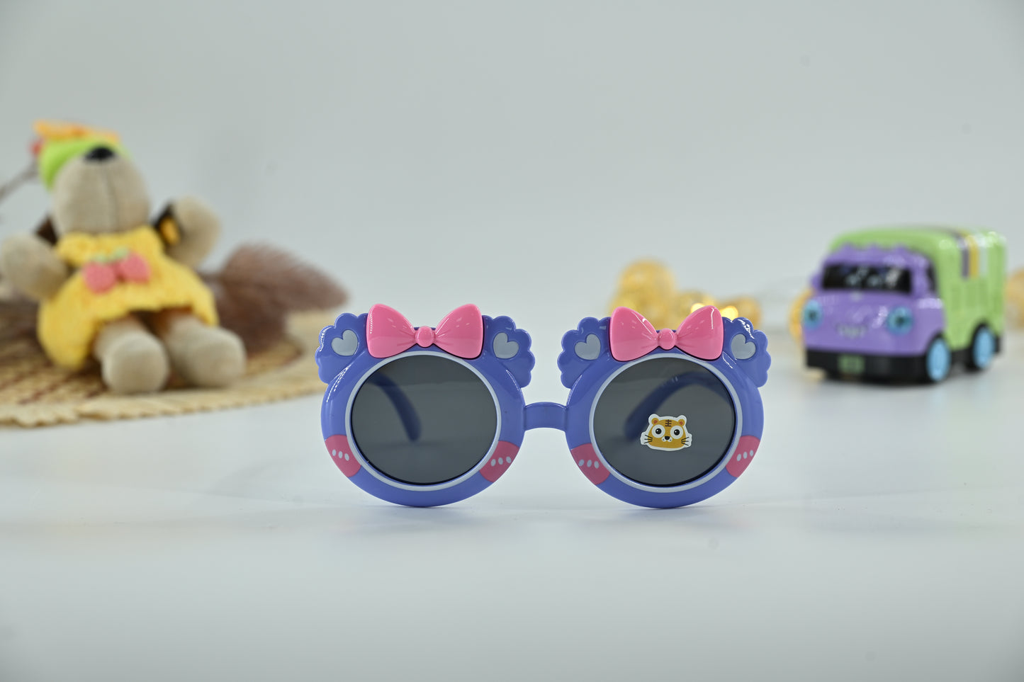 Kids Cute Bow Cartoon UV Protection Sunglasses