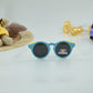 Kids Orange Polarized Round Sunglasses