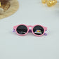 Kids Orange Polarized Round Sunglasses