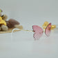 Kids Butterfly Rhinestone Pink Sunglasses