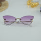 Kids Butterfly Shape Rhinestone Sunglasses