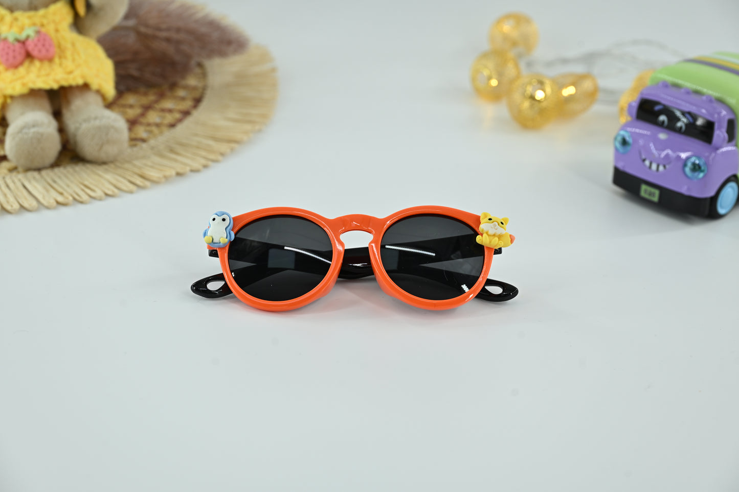 Kids Cartoon Animal Round Sunglasses