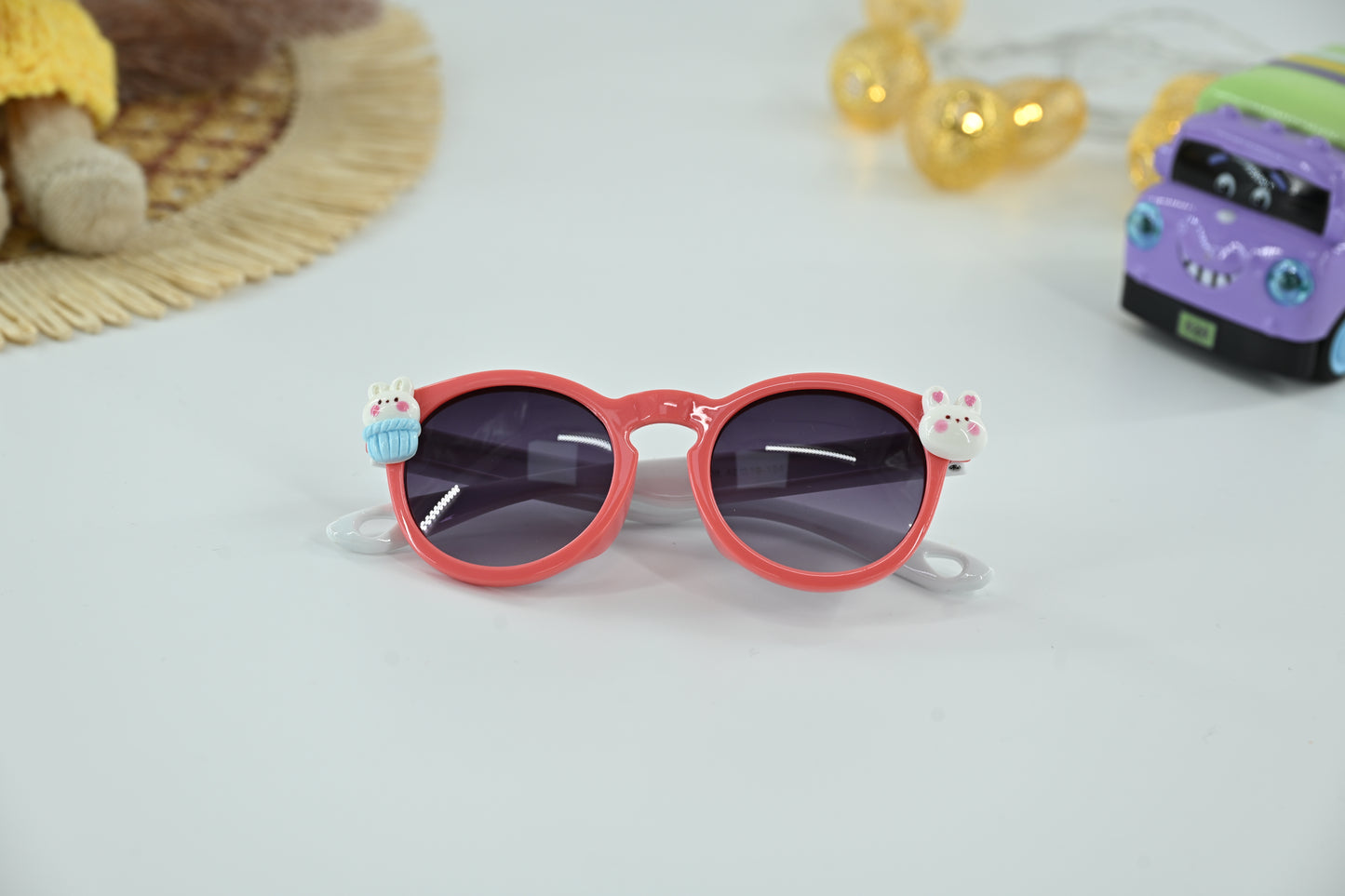 Kids Cartoon Animal Round Sunglasses
