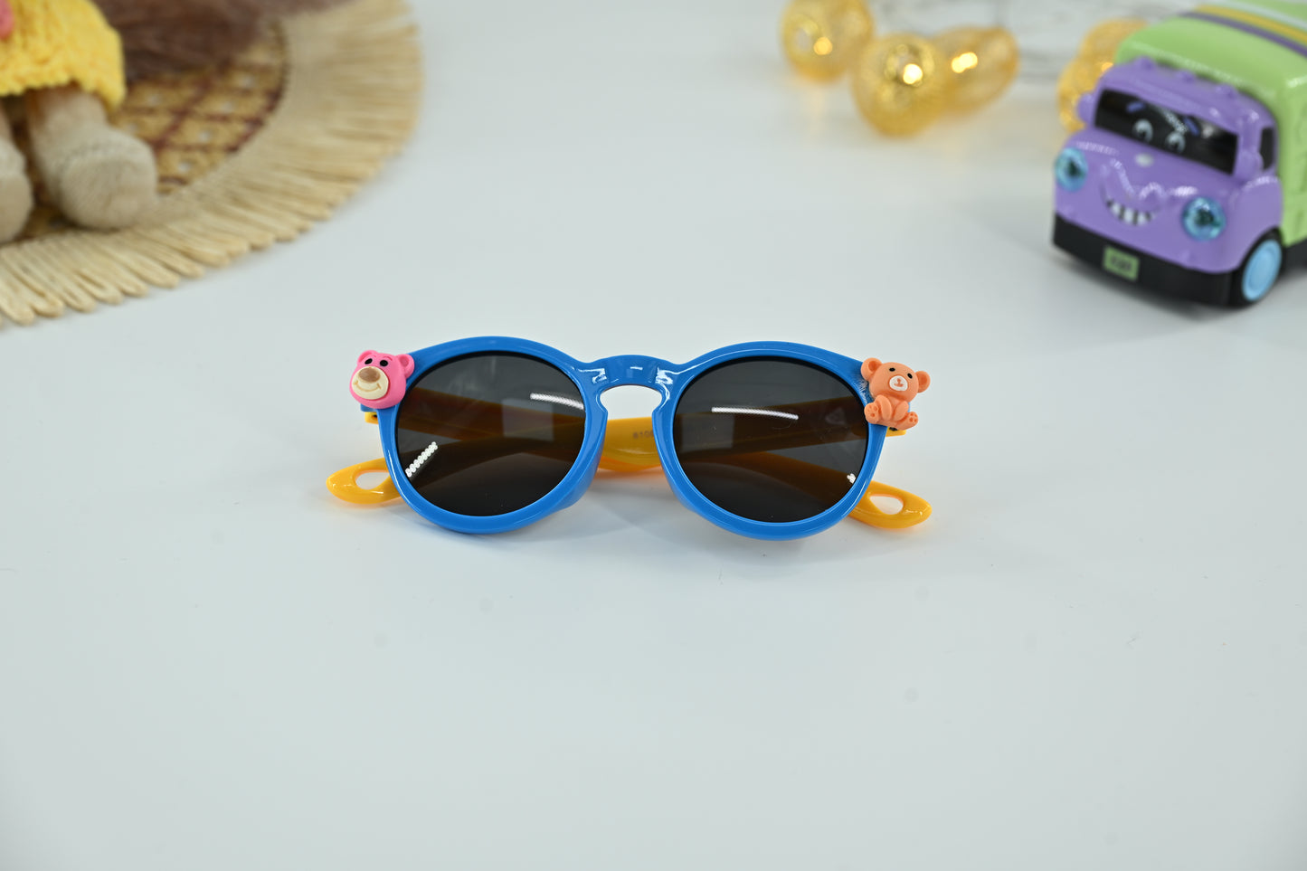 Kids Cartoon Animal Round Sunglasses