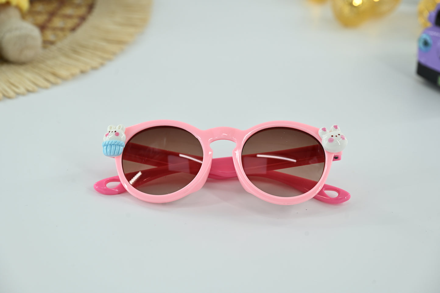 Kids Cartoon Animal Round Sunglasses