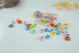 Girls Colorful Mini Elastic Hair Bands Set