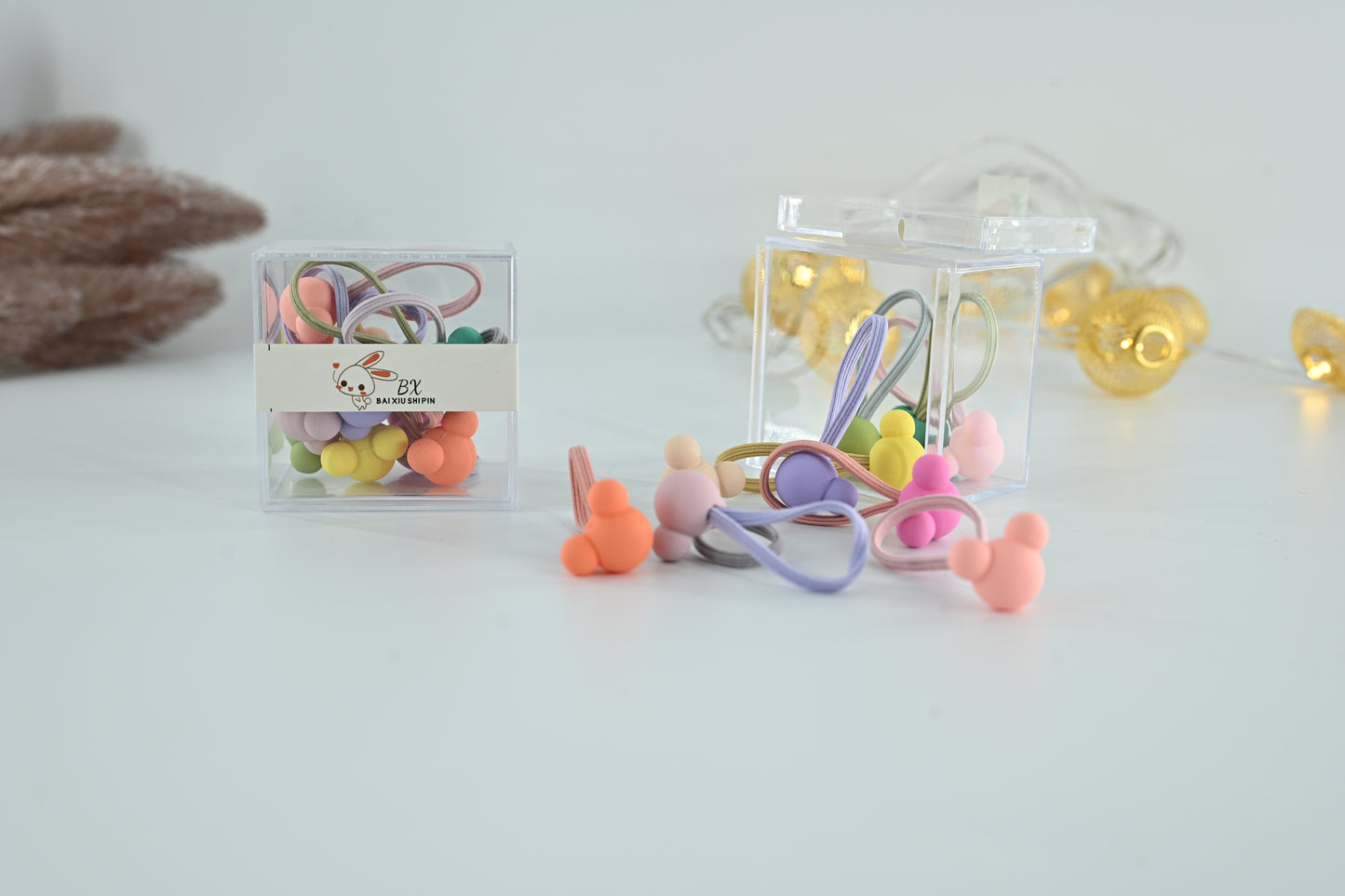 Little Candy Ball Hair Ties Set