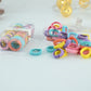 Little Rainbow Twist Hair Bands Set