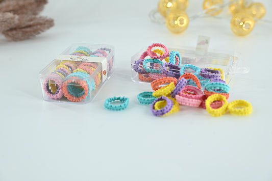 Little Rainbow Twist Hair Bands Set
