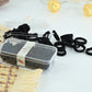 Essential Mini Textured Black Hair Ties Set