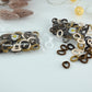 Premium Seamless Earth Tones Hair Ties Pouch