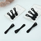 Matte Midnight Black Slim Sectioning Clips 3 Pieces in one Pack  Set