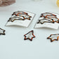 Starry Night Tortoiseshell Snap Clips