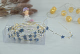Celestial Pearl & Glitter Star Headband