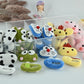 Soft Plush Animal Character Hair Clips (1 piece)