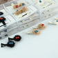 Winter Bow Furry Alligator Clips (2-Piece)