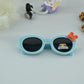 Kids Polarized Bow Decor Round Sunglasses