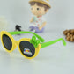 Kids Polarized Bow Decor Round Sunglasses