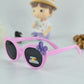 Kids Polarized Bow Decor Round Sunglasses