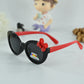 Kids Polarized Bow Decor Round Sunglasses