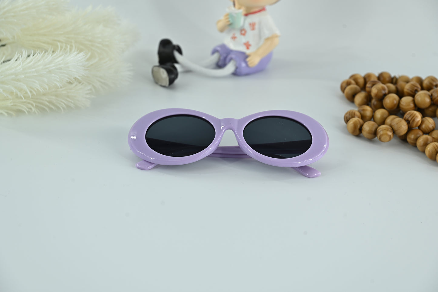 Trendy Kids Retro Oval Sunglasses