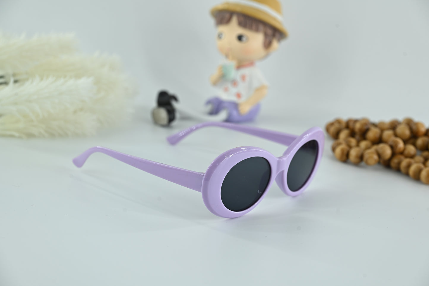 Trendy Kids Retro Oval Sunglasses