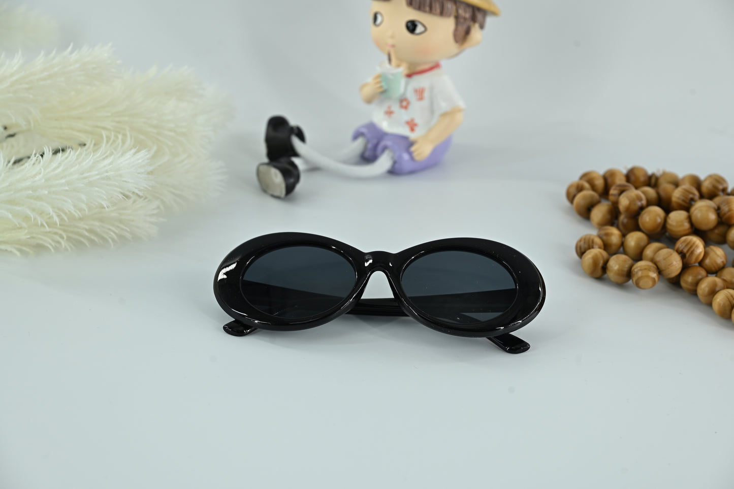 Trendy Kids Retro Oval Sunglasses