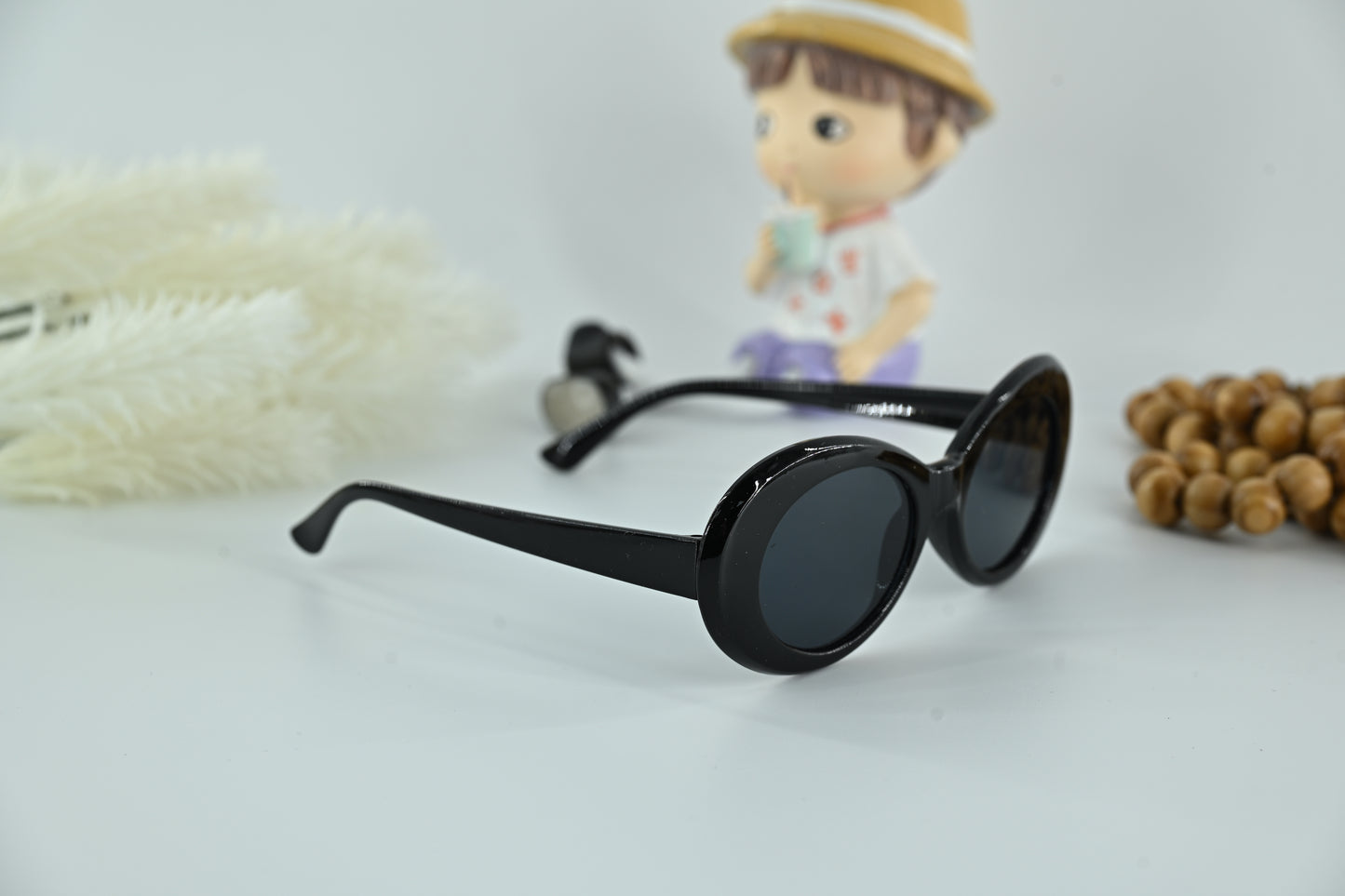 Trendy Kids Retro Oval Sunglasses