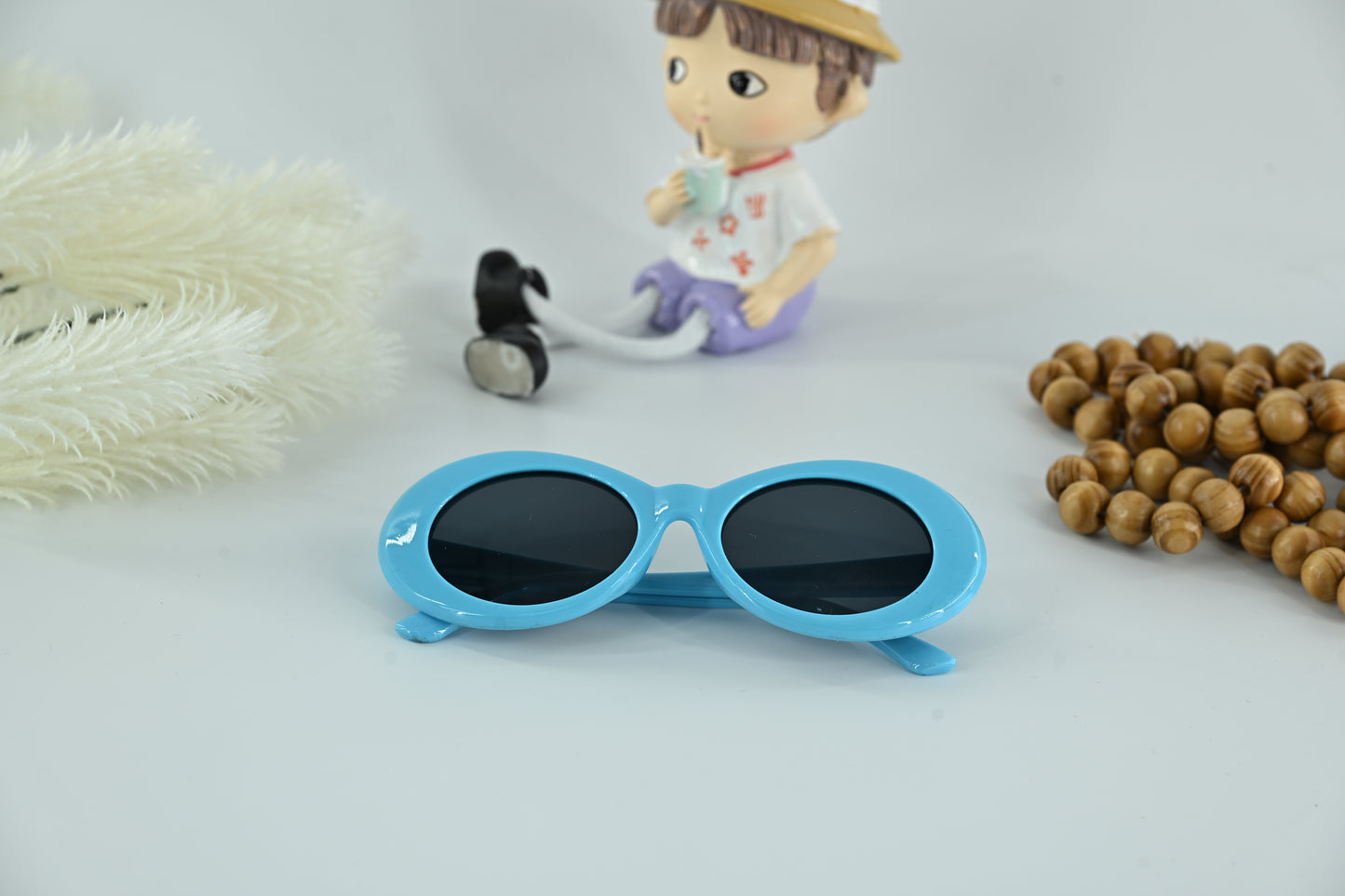 Trendy Kids Retro Oval Sunglasses