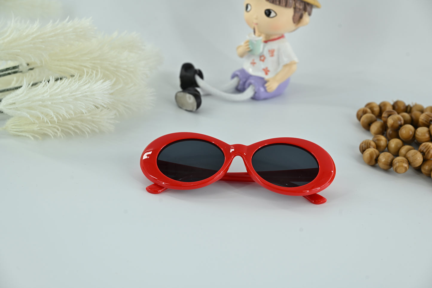 Trendy Kids Retro Oval Sunglasses