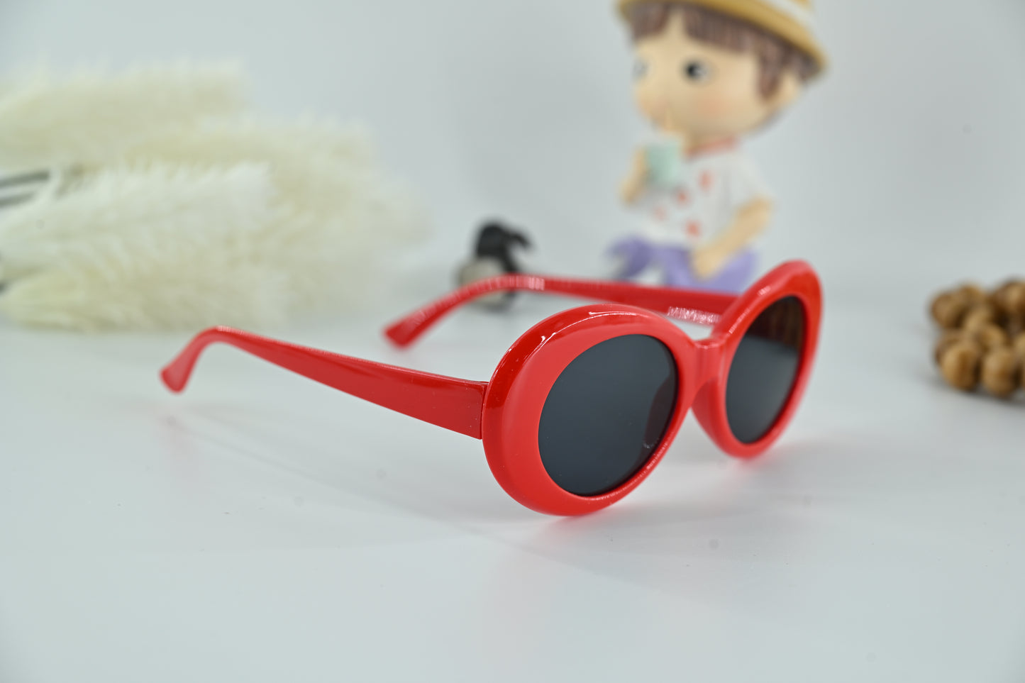 Trendy Kids Retro Oval Sunglasses