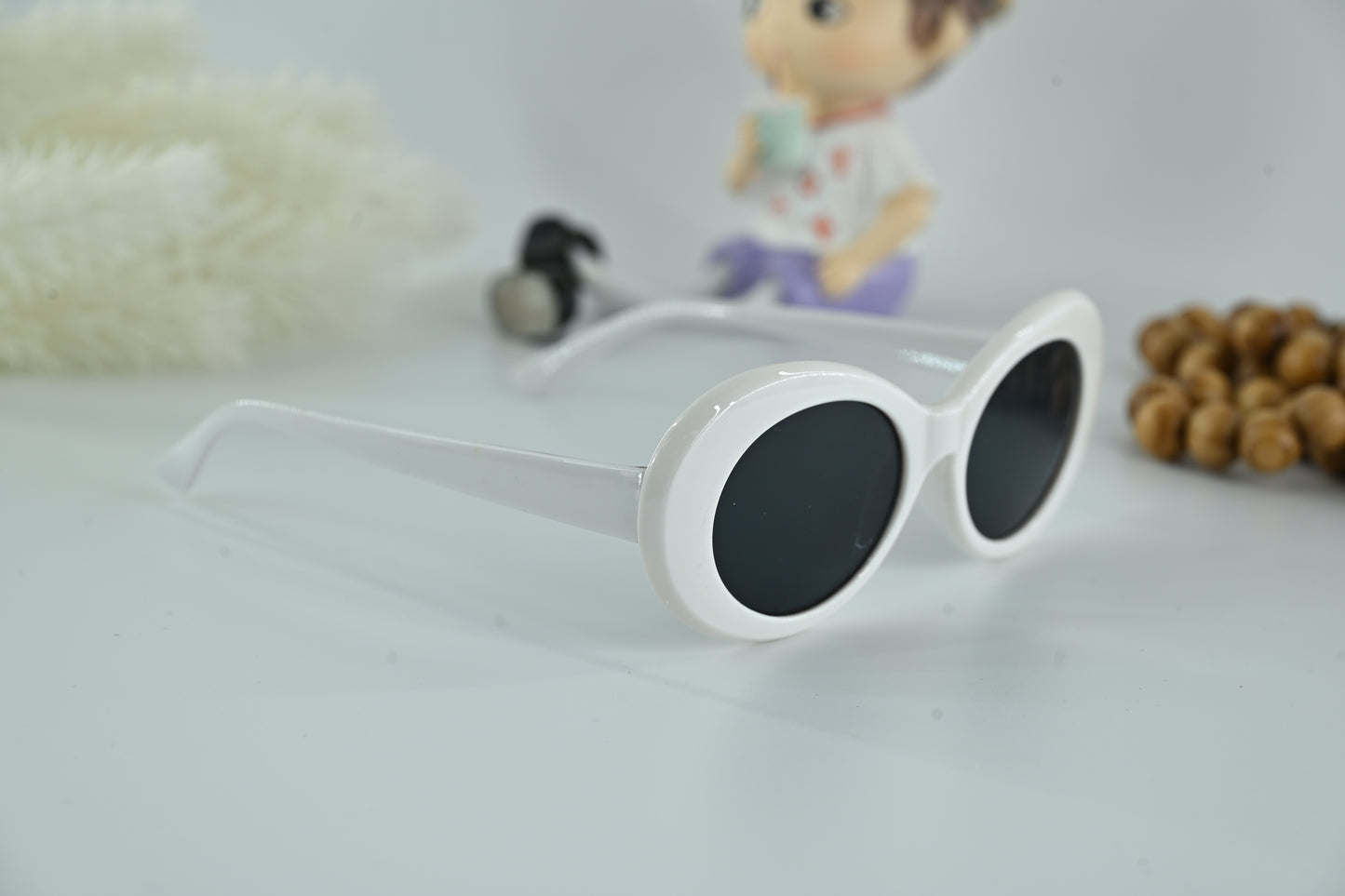 Trendy Kids Retro Oval Sunglasses