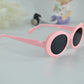 Trendy Kids Retro Oval Sunglasses