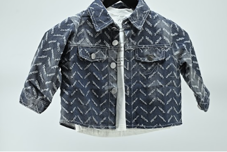 Urban Dash Denim Jacket Set Blue – Boys Party Wear