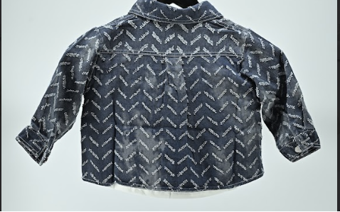 Urban Dash Denim Jacket Set Blue – Boys Party Wear