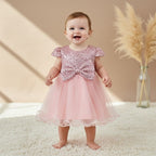 Baby Girl Pink Sequin Tulle Party Dress