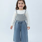 Girls’ Casual Top &  Denim Pants 3 Piece Sets