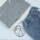 Girls’ Casual Top &  Denim Pants 3 Piece Sets